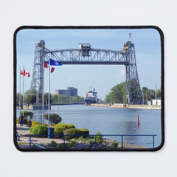 Item preview, Port Colborne, Ontario - Bridge 21 - with flags designed and sold by JenCulp.