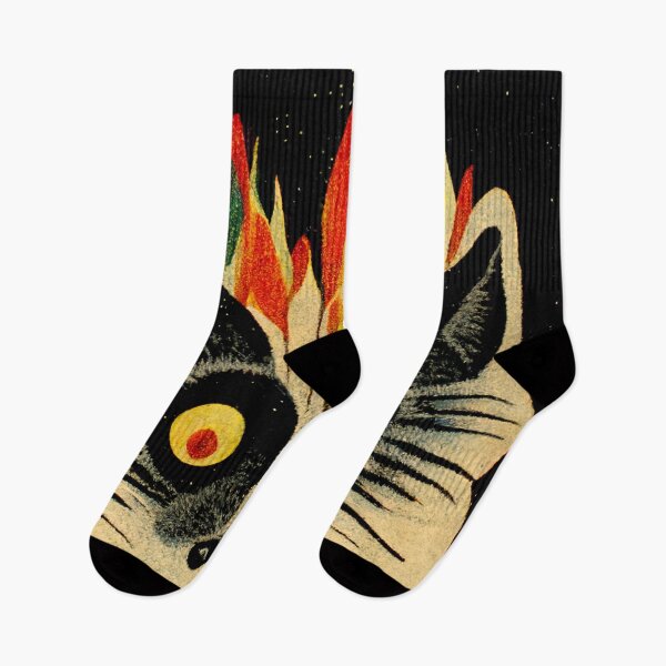 Item preview, Flaming Cat - A Louis Wain Tribute designed and sold by jjwalters.