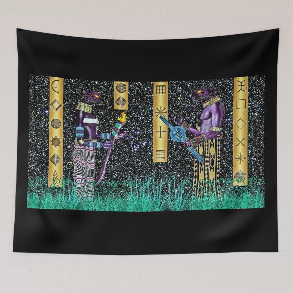 Item preview, Afrofuturism: Agu Owuru na Agu Nne by Sirius Ugo Art designed and sold by uchenigbo.