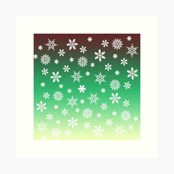 Artikel-Vorschau von Schneegestöber-Grün / Creme Ombre, designt und verkauft von Lainey1978.