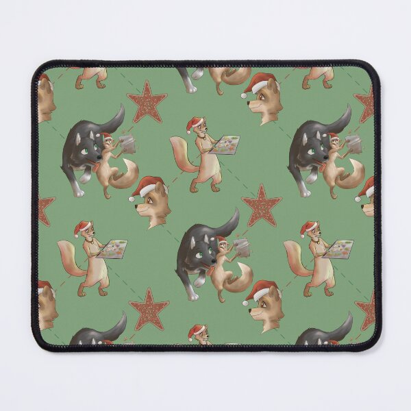 Item preview, Ozzie and Dreamer Christmas cookies pattern designed and sold by fireflymind.