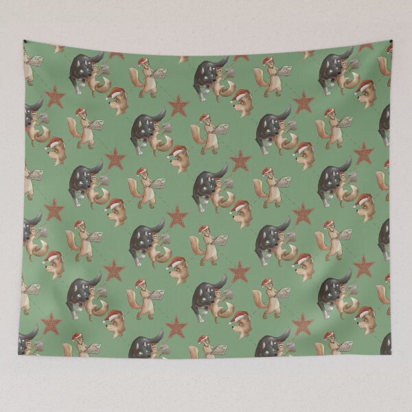 Item preview, Ozzie and Dreamer Christmas cookies pattern designed and sold by fireflymind.