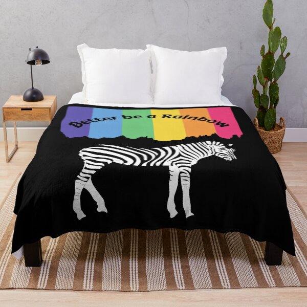 Item preview, Better be a Rainbow than a Zebra designed and sold by SexyDigitalArt.