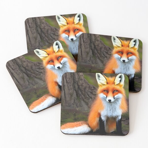 Item preview, Cute red fox art designed and sold by The Love Quill.
