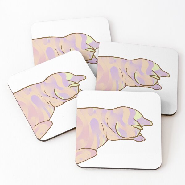 Item preview, Cat Face Plant Groovy Pastel designed and sold by kotastrophe.