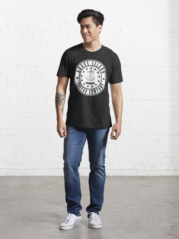 Alternate view of Rhode Island Tattoo company "Company Shirt" Essential T-Shirt