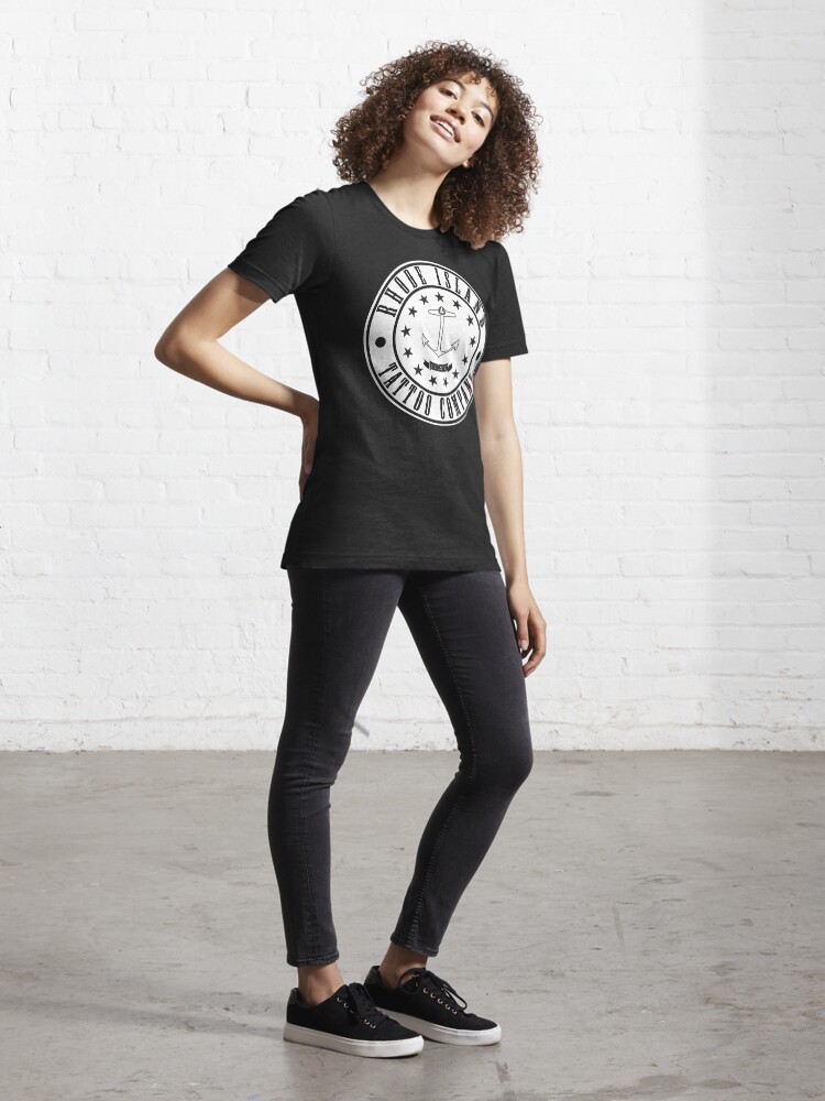Alternate view of Rhode Island Tattoo company "Company Shirt" Essential T-Shirt