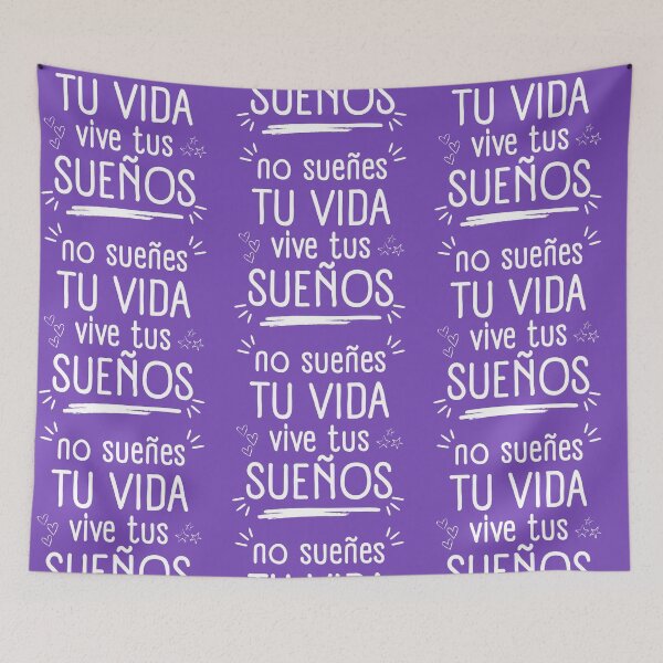 Item preview, No sueñes tu vida vive tus sueños Lila| Regalo perfecto | Frases motivadoras en Español designed and sold by Dev  Art.