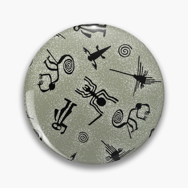 Item preview,  Nazca Line Stipple Repeat Olive Sage Green designed and sold by DapperDanStudio.