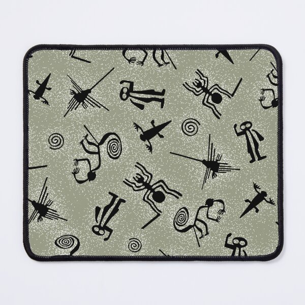 Item preview,  Nazca Line Stipple Repeat Olive Sage Green designed and sold by DapperDanStudio.