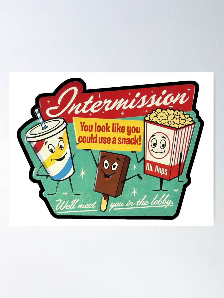 Thumbnail 2 of 3, Poster, Intermission designed and sold by racecar32.