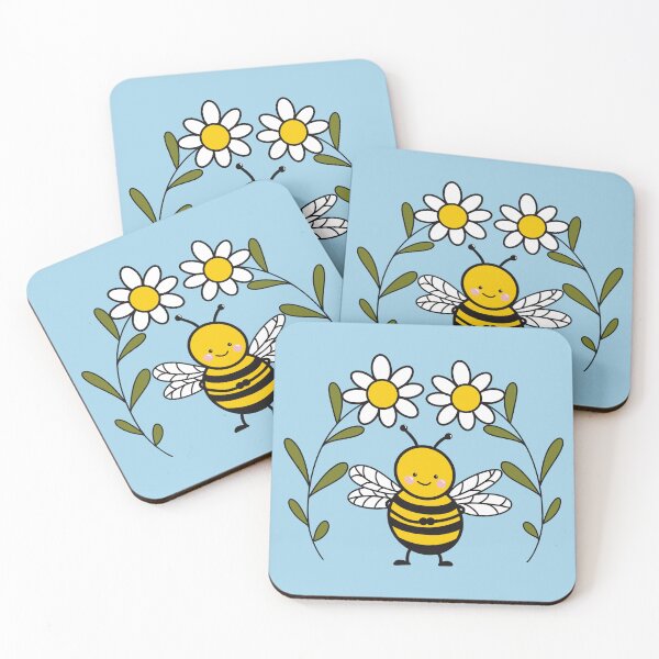 Item preview, Little bee with daisies designed and sold by acbcesarz.