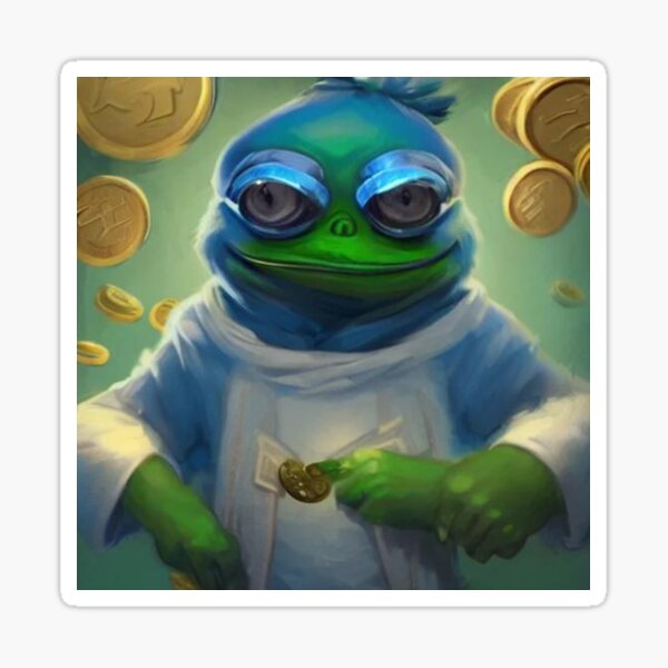 Gold frog | Get that money | Finance | Mentis Fortuna Sticker