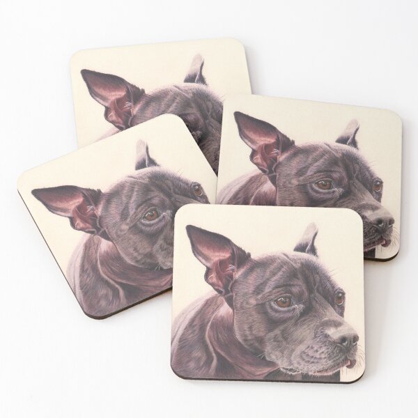 Item preview, A Staffordshire Bull Terrier designed and sold by cathyscreations.