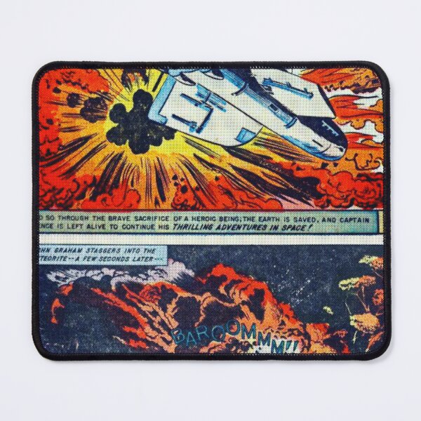 Item preview, Space ships blasting comic scenes designed and sold by spinolator.