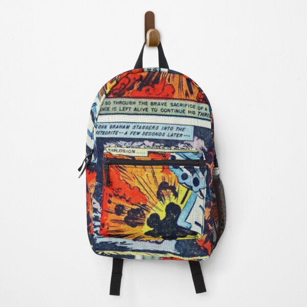 Item preview, Space ships blasting comic scenes designed and sold by spinolator.