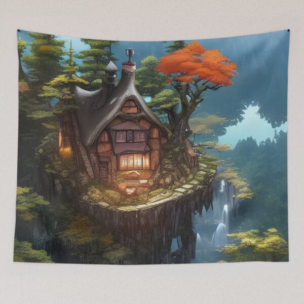 Item preview, Floating Cottage in the Woods designed and sold by Adjoga.