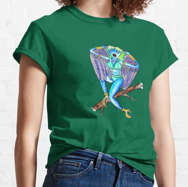 The Harpy - Greek Mythology Illustration Series by Jayne Kitsch Classic T-Shirt