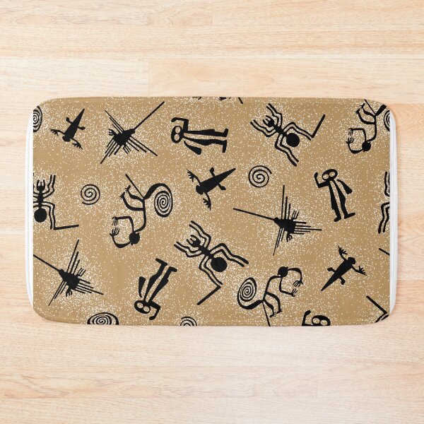 Item preview,  Nazca Line Stipple Repeat Tan designed and sold by DapperDanStudio.