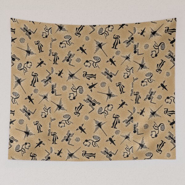 Item preview,  Nazca Line Stipple Repeat Tan designed and sold by DapperDanStudio.