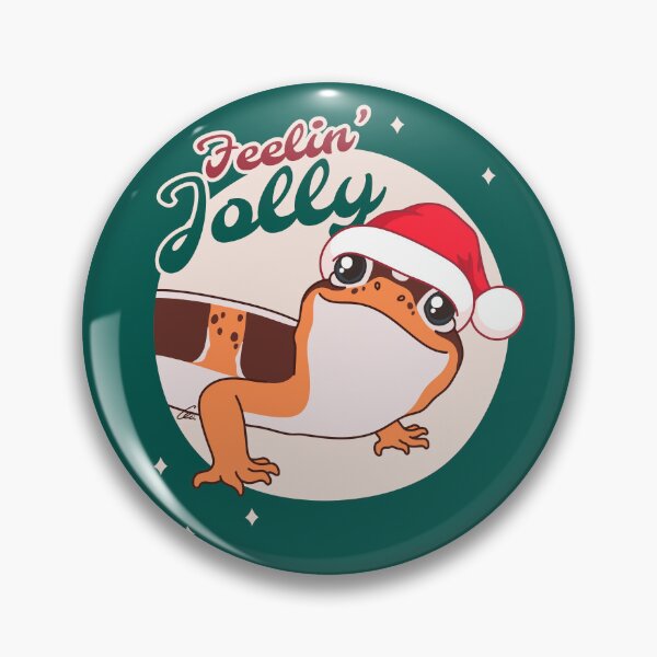 Item preview, African Fat Tailed Gecko, Christmas Edition! Feelin Jolly! Green BG designed and sold by anacecilia.