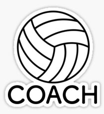 Volleyball Coach Sticker