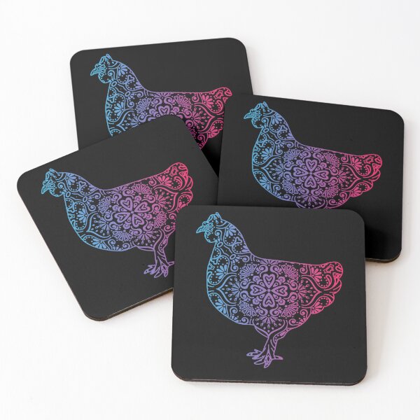 Item preview, chicken lover watercolor funny chicken ornamental gifts designed and sold by alaechamlal.