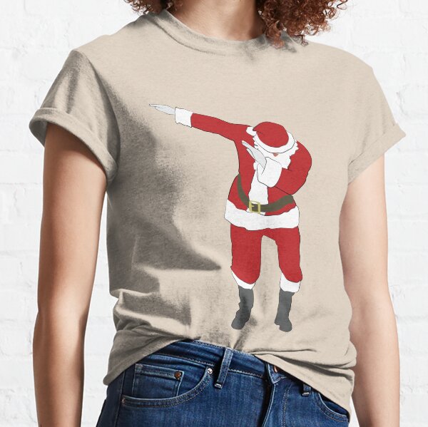 Santa Weihnachtst-shirt abtupfen Classic T-Shirt