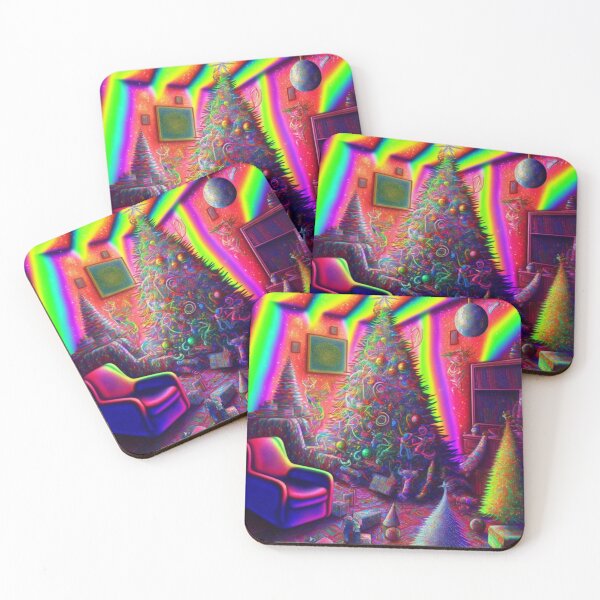 Item preview, My psychedelic Christmas living room designed and sold by RileyKyler.