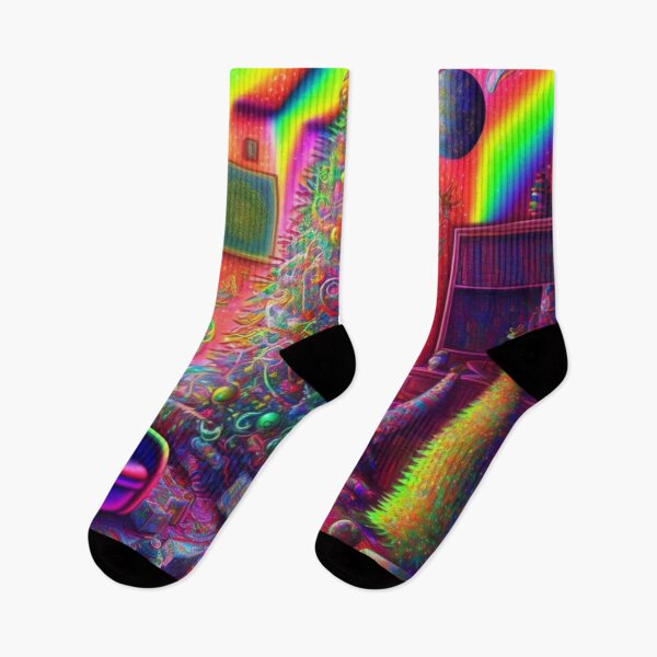 Item preview, My psychedelic Christmas living room designed and sold by RileyKyler.
