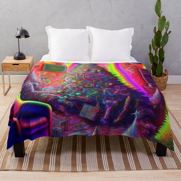 Item preview, My psychedelic Christmas living room designed and sold by RileyKyler.