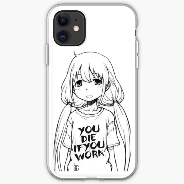 You die if you work iPhone Soft Case