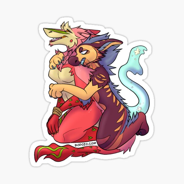 Riptide bites Sticker
