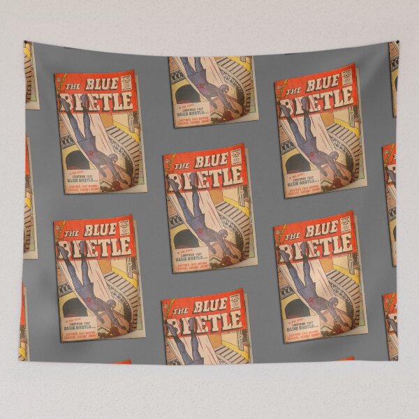 Item preview, Vintage Comic Book Cover / Blue Beetle designed and sold by Alpataco.