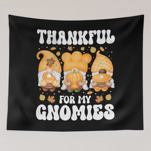 Aperçu de l'œuvre Reconnaissant pour mes gnomes Matching Family Thanksgiving Gnome créée et vendue par Zulfiqqar.