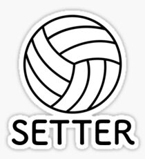 Volleyball-Setzer Sticker