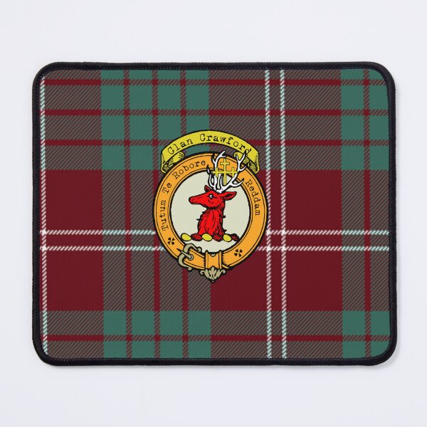 Item preview, Crawford Scottish Tartan and Crest designed and sold by BagTown Clans.