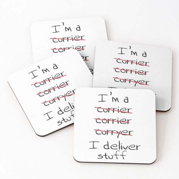 Item preview, I'm a courier, I deliver stuff designed and sold by Dis-An-Dat.