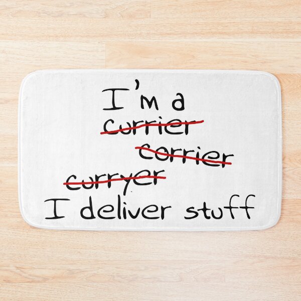 Item preview, I'm a courier, I deliver stuff designed and sold by Dis-An-Dat.