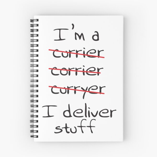 Item preview, I'm a courier, I deliver stuff designed and sold by Dis-An-Dat.