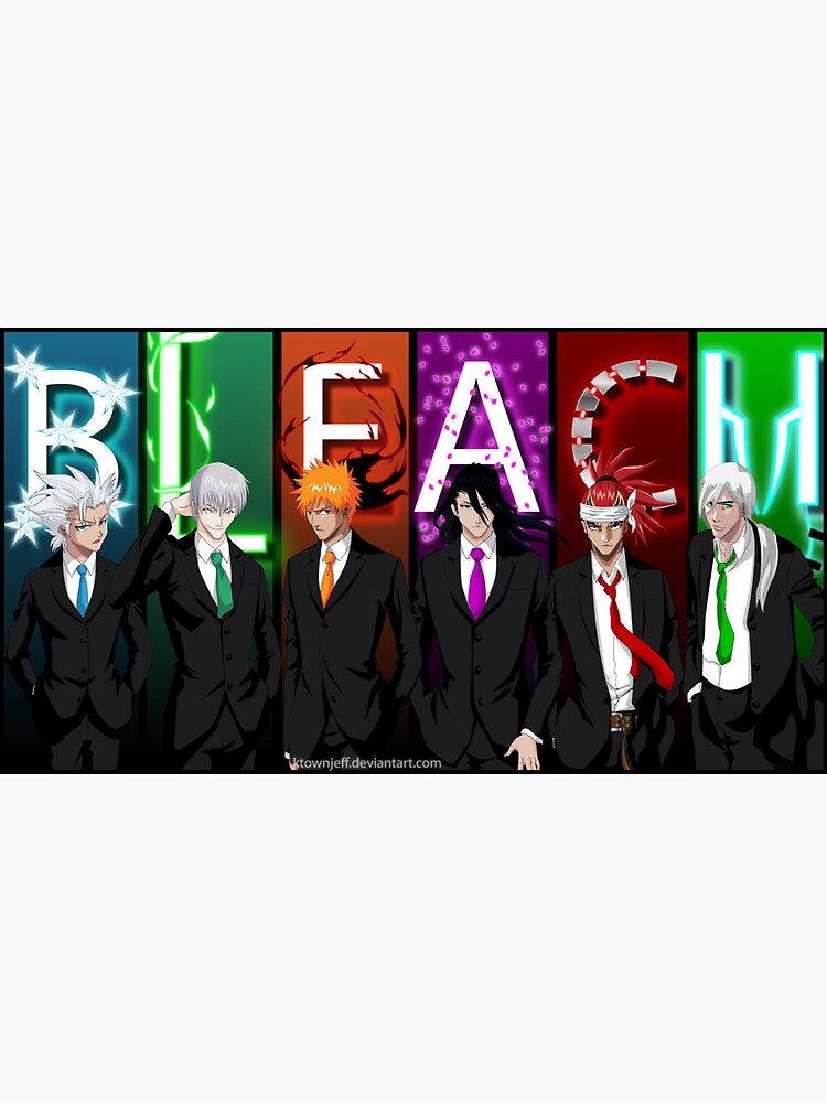 "Bleach color show" Sticker for Sale by erriose Redbubble