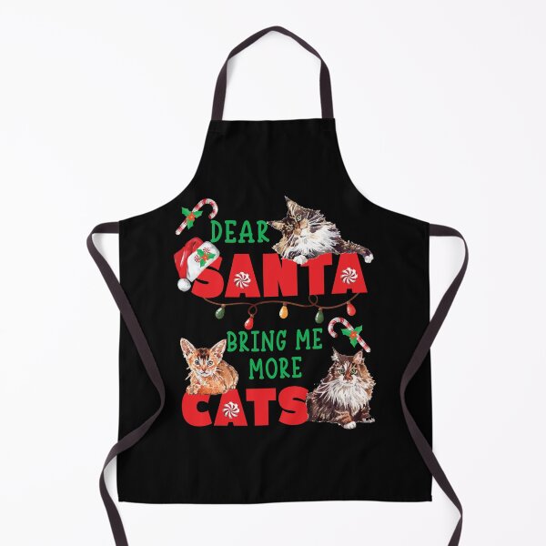 Item preview, Se acerca la Navidad Divertido Lindo Querido Santa Tráeme más gatos Lista de deseos designed and sold by FlutteringWings.