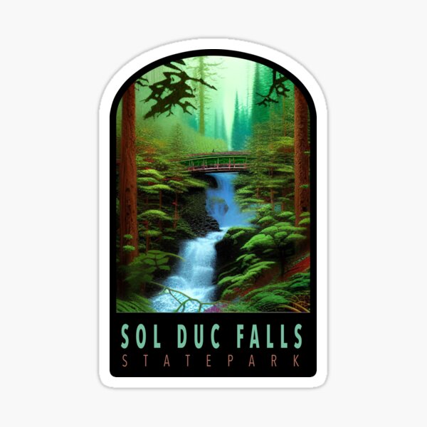 Item preview, Sol Duc Falls Washington State designed and sold by CattlettArt.