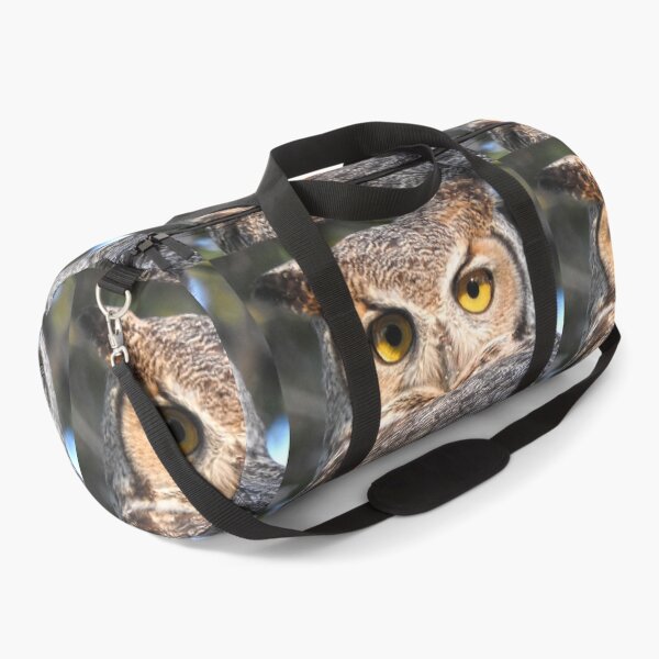 Item preview, great horned owl close up designed and sold by Stephanie Skeem.