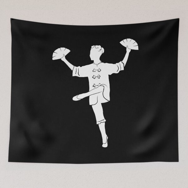 Item preview, The Nutcracker Chinese Silhouette White designed and sold by Claudia McBain.