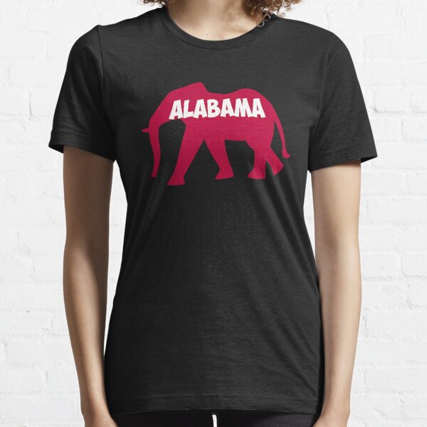  Womens Alabama Football Athletics Elephant RTR Tailgate V-Neck  T-Shirt : Sports & Outdoors