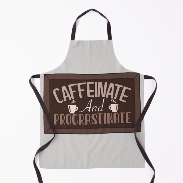 Item preview, Caffeinate and procrastinate designed and sold by pixel8edart.