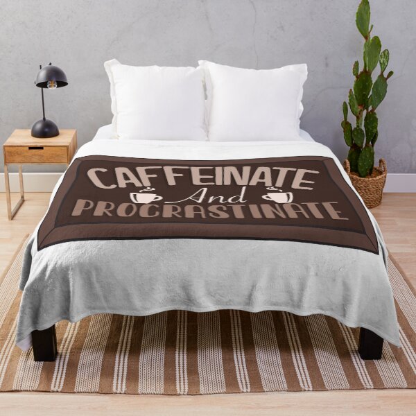 Item preview, Caffeinate and procrastinate  designed and sold by pixel8edart.