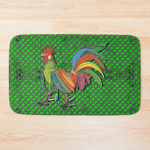 Artikelvorschau, Punky Rooster Basic on Forrest Green and Chains entworfen und verkauft von AJLeibengeist.