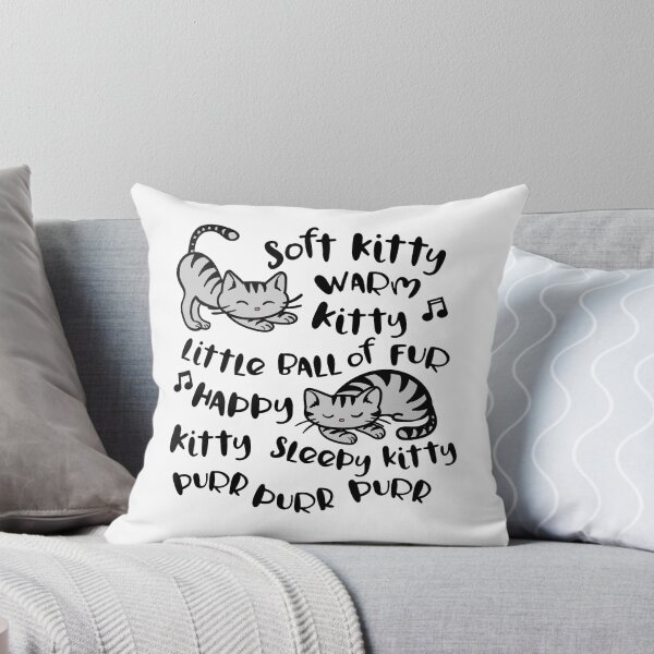 Item preview, Soft Kitty Warm Kitty designed and sold by MadeWhimsy.